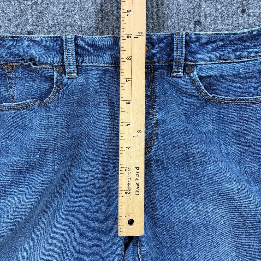 Talbots Simply Flattering 5 Pocket Jeans Womens 6 Bootcut Stretch Blue Denim - Picture 6 of 10